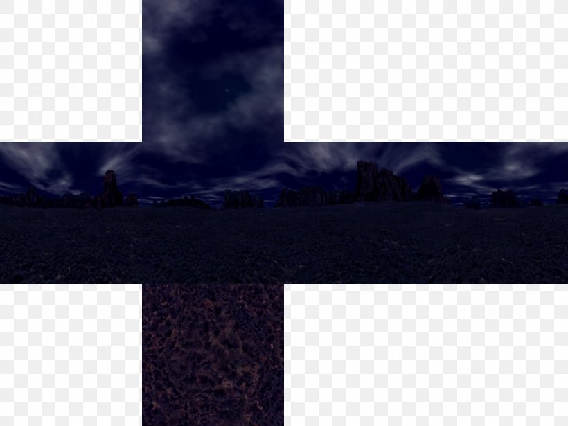 Skybox ARK: Survival Evolved Texture Mapping Night Sky, PNG, 1024x768px