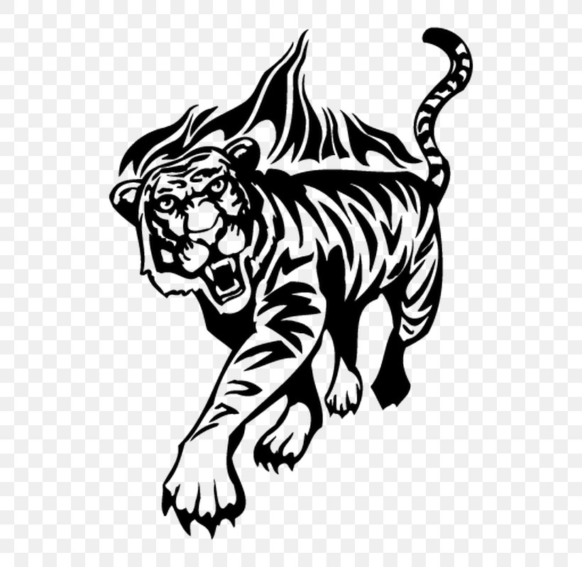 Tiger Lion Flame Clip Art, PNG, 800x800px, Tiger, Animal, Art, Big Cats, Black Download Free