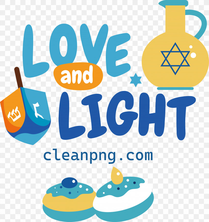 Happy Hanukkah Love Light, PNG, 5536x5884px, Happy Hanukkah, Light, Love Download Free
