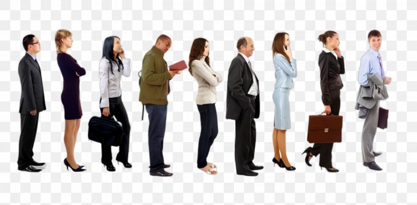 Social Group People Job Team Standing, PNG, 2848x1404px, Social Group, Business, Businessperson, Collaboration, Employment Download Free