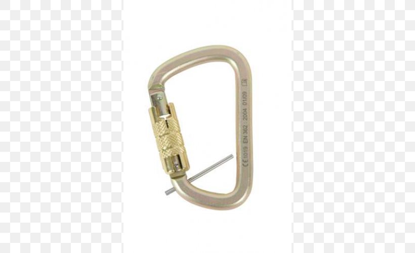 Carabiner Steel Hook Industry Lock, PNG, 500x500px, Carabiner, Beam, Beige, Brass, Hook Download Free