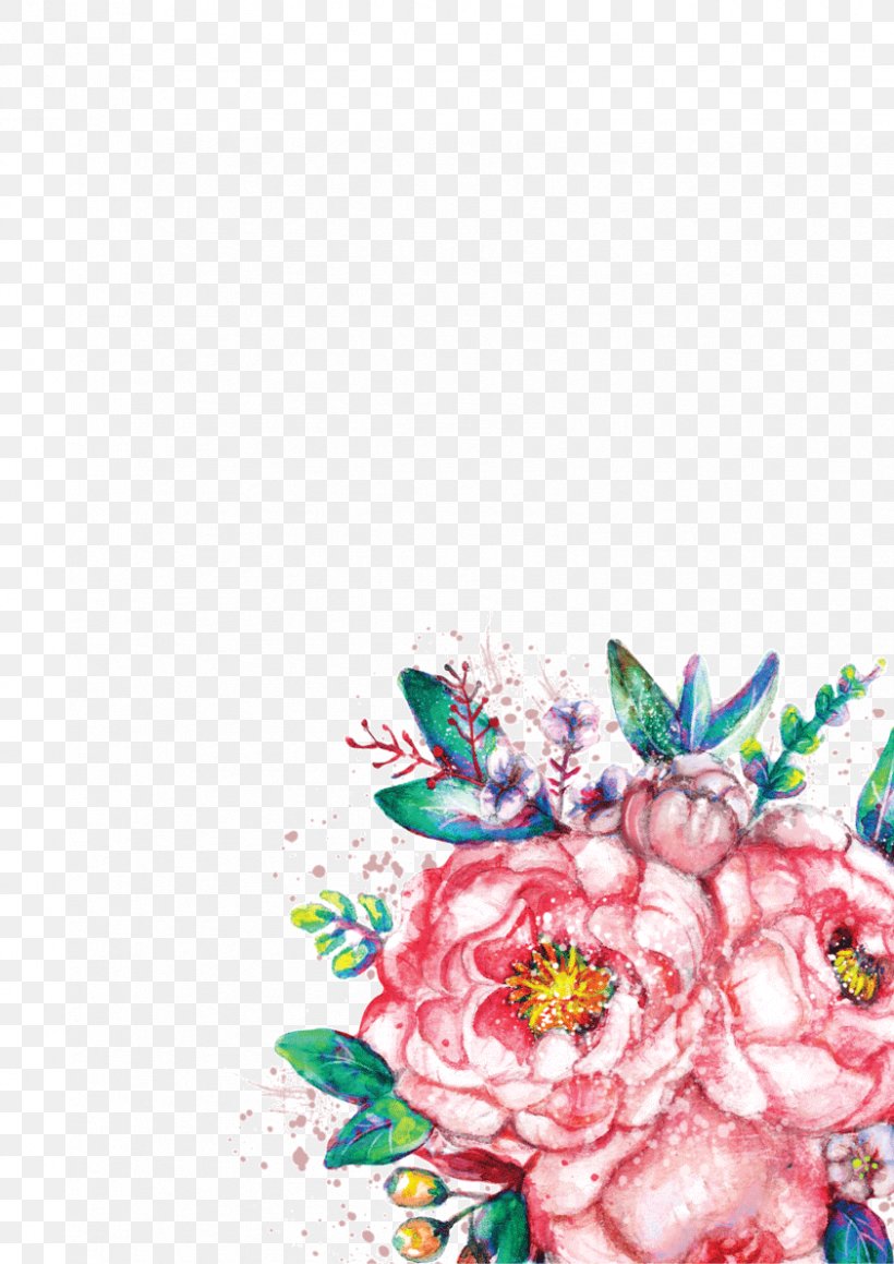 Flower Watercolor Painting Photography, PNG, 842x1191px, Flower, Cut Flowers, Drawing, Flora, Floral Design Download Free