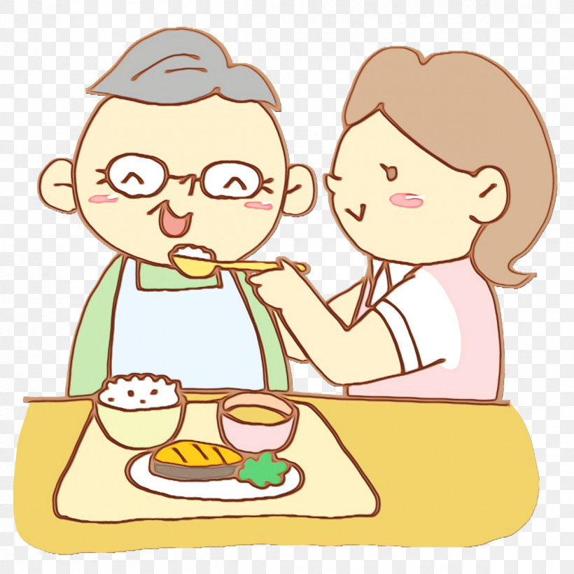 Cartoon Line Area Meal Meter, PNG, 1200x1200px, Nursing Care, Area, Behavior, Cartoon, Conversation Download Free