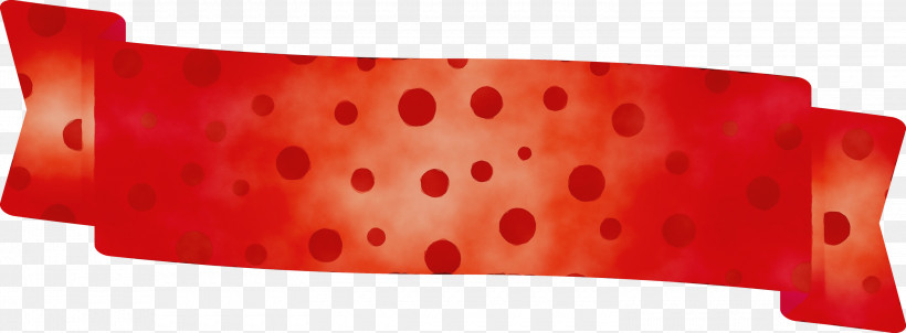 Polka Dot, PNG, 3000x1106px, Decoration Ribbon, Cute Ribbon, Headband, Orange, Paint Download Free