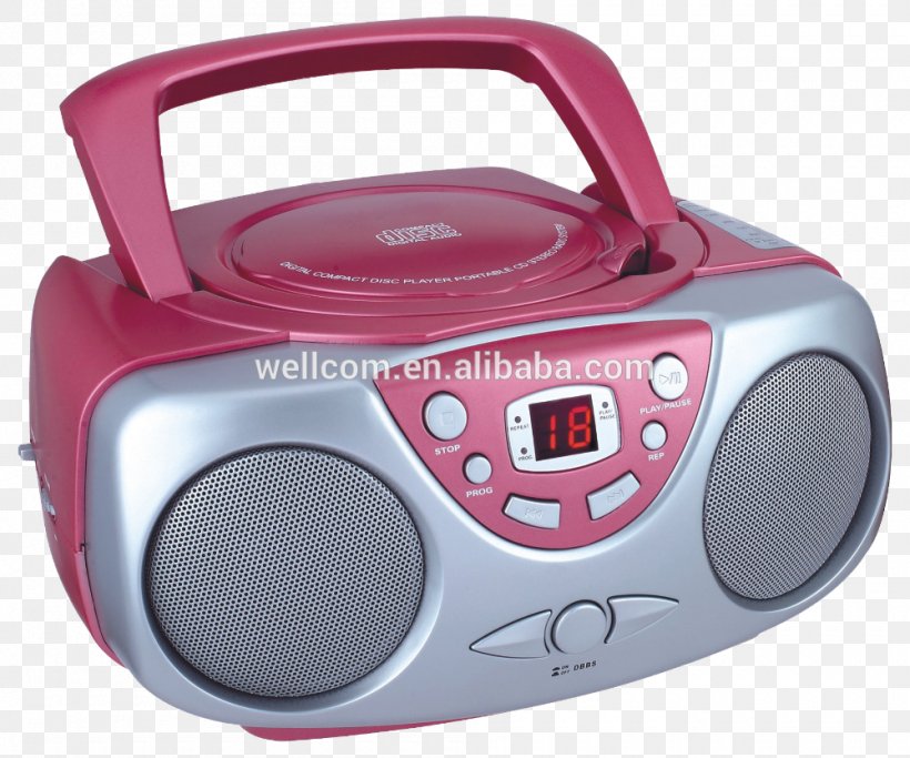 Portable CD Player Compact Disc Boombox Audio, PNG, 1000x834px, Portable Cd Player, Audio, Boombox, Cd Player, Compact Disc Download Free