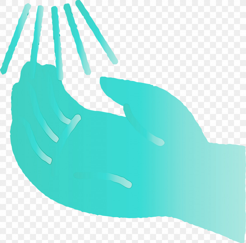 Turquoise Aqua Hand, PNG, 3000x2965px, Washing Hand, Aqua, Hand, Paint, Turquoise Download Free