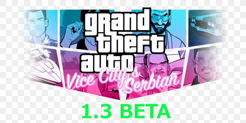 Grand Theft Auto: Vice City Grand Theft Auto IV Niko Bellic RenderWare, PNG, 1024x512px, Grand Theft Auto Vice City, Advertising, Banner, Brand, Grand Theft Auto Download Free