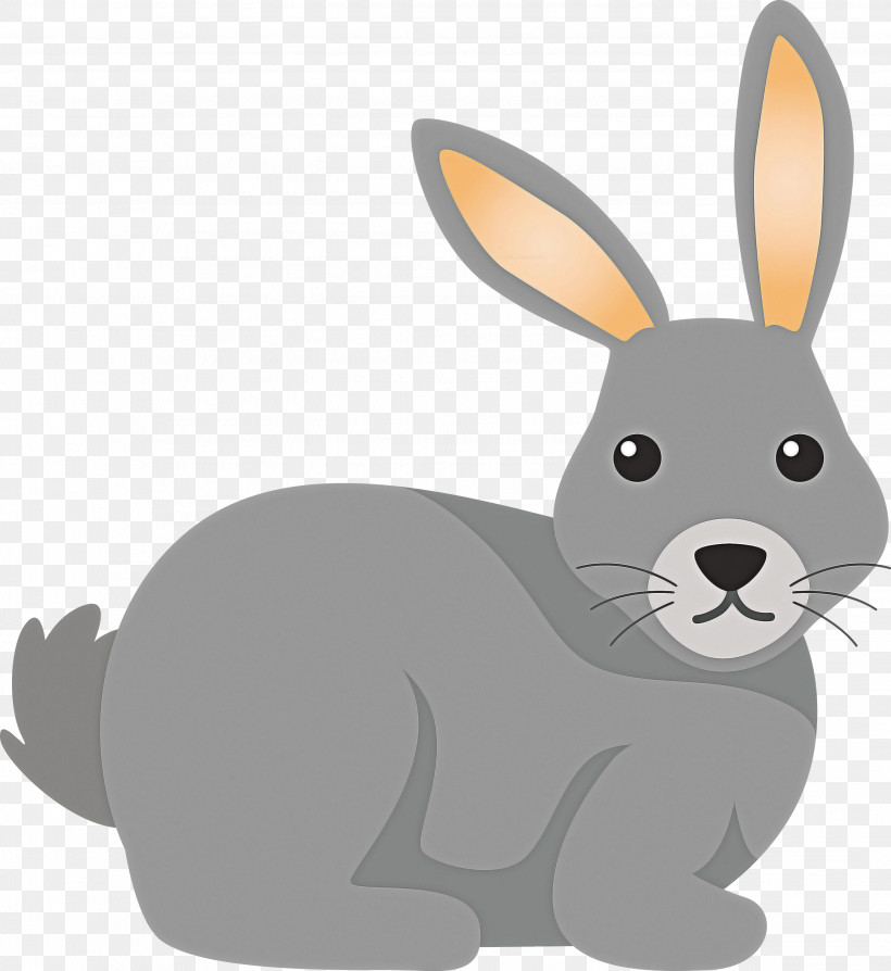 Rabbit Rabbits And Hares Cartoon Hare Snowshoe Hare, PNG, 2750x3000px,  Watercolor Rabbit, Animal Figure, Animation, Cartoon,