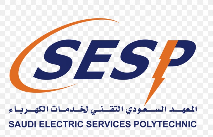 Saudi Electric Services Polytechnic Logo Organization Saudi Electricity Company Institute, PNG, 1341x864px, Logo, Area, Brand, Company, Electricity Download Free