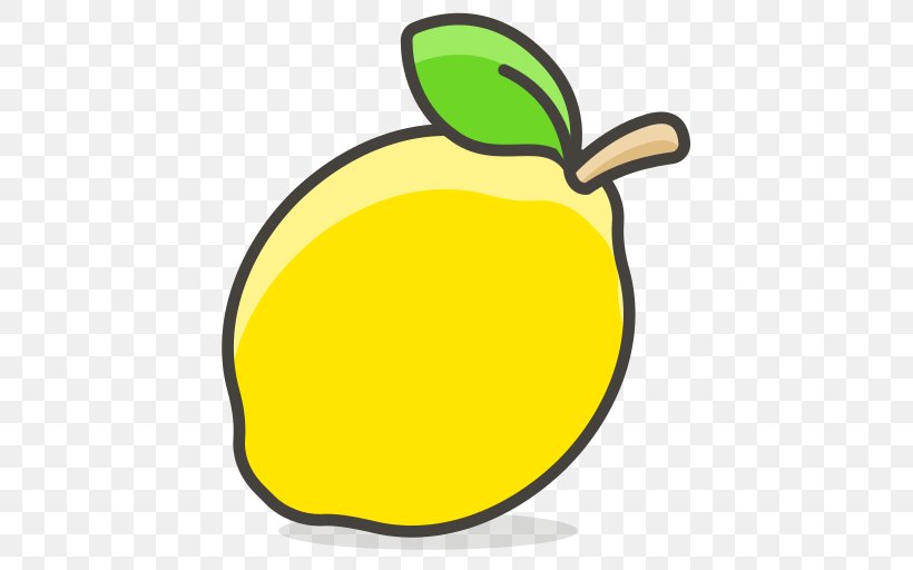 Fruit Lemon Food Clip Art, PNG, 512x512px, Fruit, Apple, Area, Artwork, Emoji Download Free