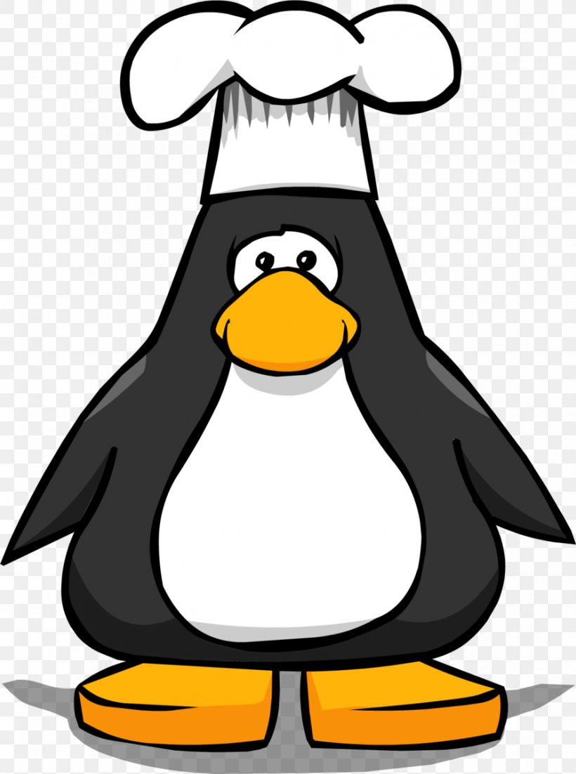 Club Penguin Chef's Uniform Party Hat, PNG, 892x1199px, Club Penguin, Artwork, Beak, Bird, Cap Download Free