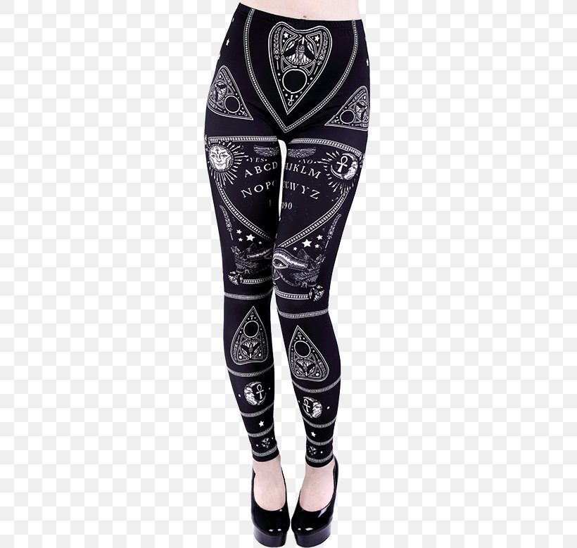 Leggings Ouija Planchette Witchcraft Art, PNG, 500x779px, Leggings, Art, Clothing, Highrise, Ouija Download Free