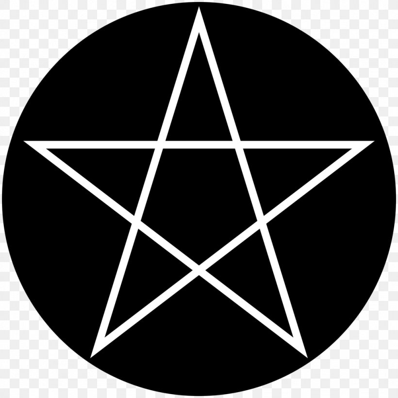 Pentagram Pentacle Drawing, PNG, 1024x1024px, Pentagram, Area, Art, Black, Black And White Download Free