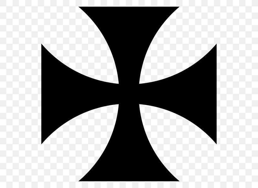 Crusades Prussia Teutonic Knights Cross Pattée Knights Templar, PNG, 600x600px, Crusades, Black, Black And White, Christian Cross, Cross Download Free