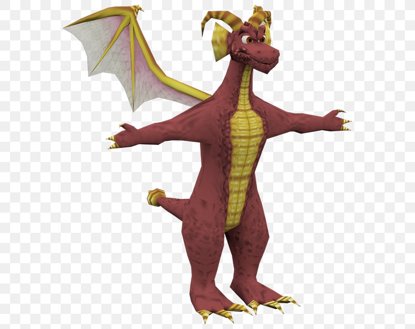 Spyro: Enter The Dragonfly Spyro The Dragon PlayStation GameCube, PNG, 750x650px, Spyro Enter The Dragonfly, Animal Figure, Art, Dragon, Fictional Character Download Free