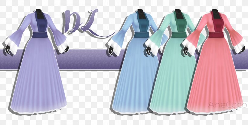 Dress Clothing MikuMikuDance Collar Coat, PNG, 1253x637px, Dress, Blue, Casual, Cheongsam, Clothes Hanger Download Free