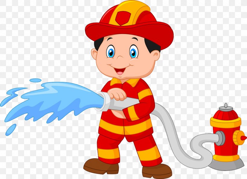 Firefighter Cartoon Fire Hydrant Royalty-free, PNG, 1000x727px, Firefighter, Art, Boy, Cartoon, Fictional Character Download Free
