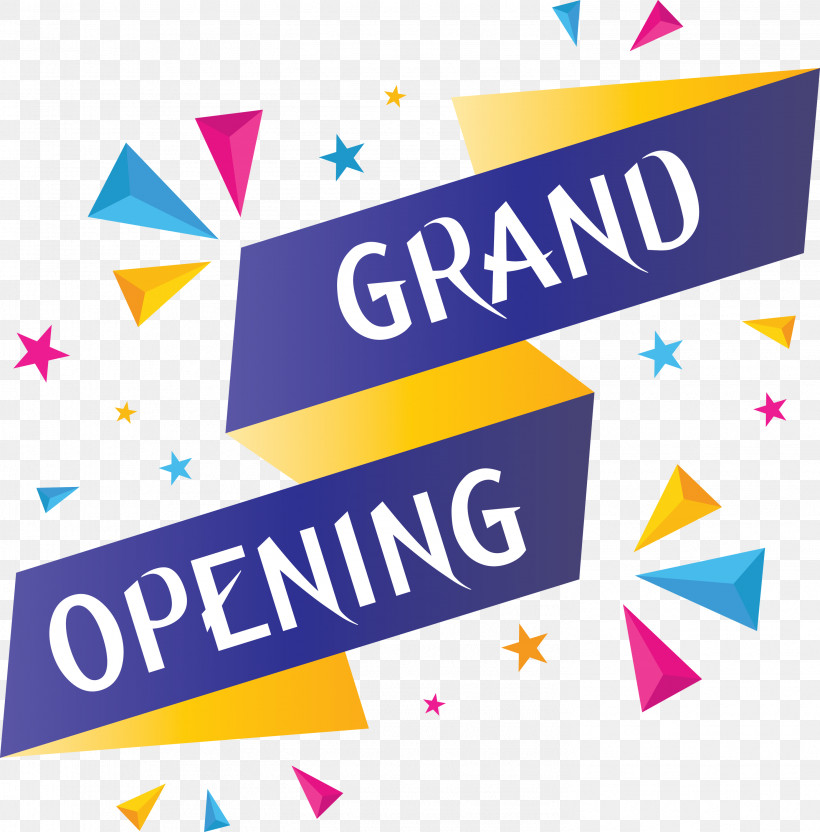 Grand Opening, PNG, 2956x3000px, Grand Opening, Area, Banner, Line, Logo Download Free