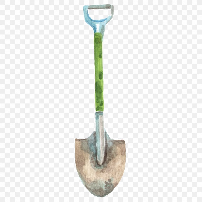 Watercolor Painting Shovel Drawing, PNG, 1276x1276px, Watercolor Painting, Cartoon, Cutlery, Drawing, Painting Download Free