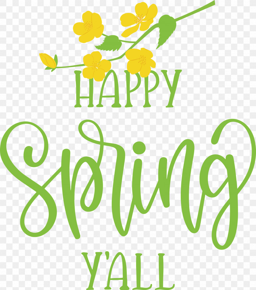 Happy Spring Spring, PNG, 2648x3000px, Happy Spring, Cut Flowers, Floral Design, Happiness, Leaf Download Free