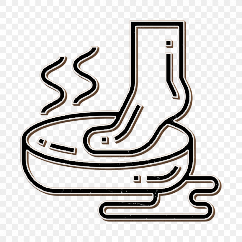 Spa Element Icon Foot Icon, PNG, 1204x1204px, Spa Element Icon, Coloring Book, Foot Icon, Furniture, Line Download Free