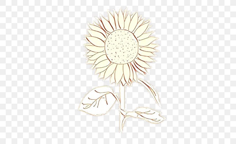 Sunflower, PNG, 500x500px, Cartoon, Chamomile, Cut Flowers, Daisy, Flower Download Free