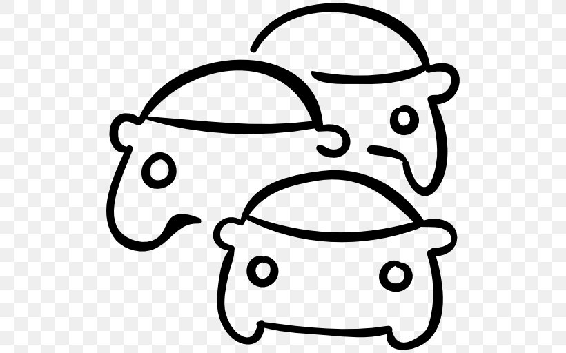 Car Vehicle Drawing, PNG, 512x512px, Car, Black And White, Cart, Drawing, Face Download Free