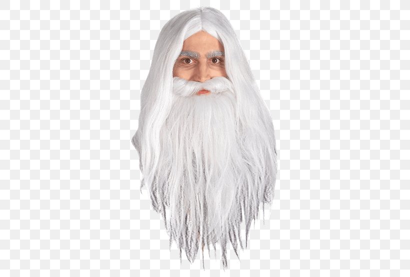 Gandalf The Lord Of The Rings: The Fellowship Of The Ring Wig Costume, PNG, 555x555px, Gandalf, Beard, Buycostumescom, Clothing, Clothing Accessories Download Free
