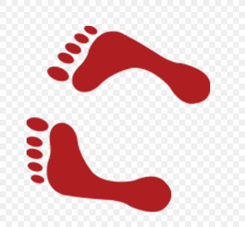 Red Footprint, PNG, 2184x2023px, Red, Cartoon, Designer, Drawing, Foot Download Free