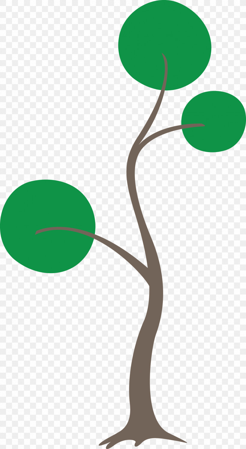 Green Leaf Plant Stem Plant Line, PNG, 1646x3000px, Abstract Tree, Branch, Cartoon Tree, Green, Leaf Download Free