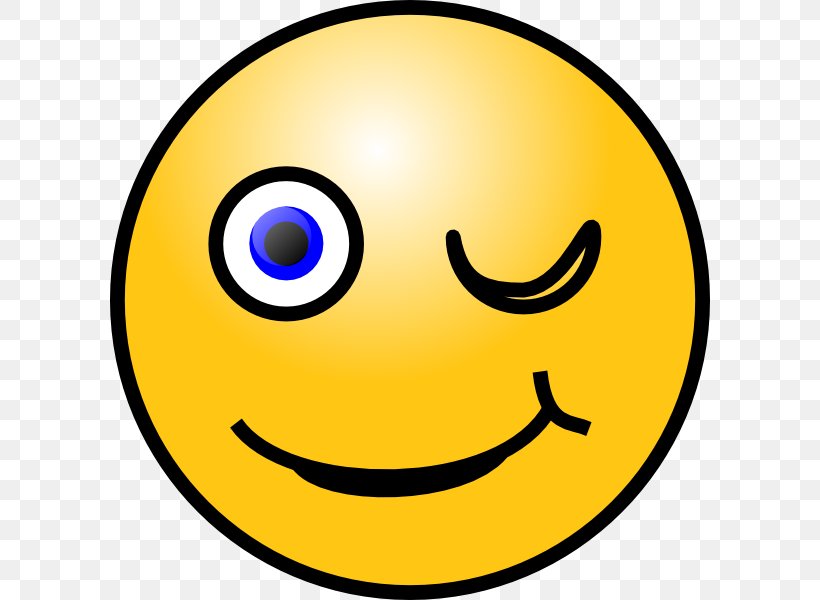 Smiley Wink Animation Clip Art, PNG, 600x600px, Smiley, Animation, Emoticon, Emotion, Face Download Free