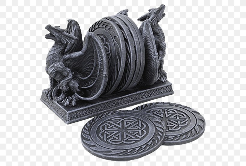 Table Coasters Sculpture Statue Dragon, PNG, 555x555px, Table, Art, Celtic Knot, Coasters, Dragon Download Free