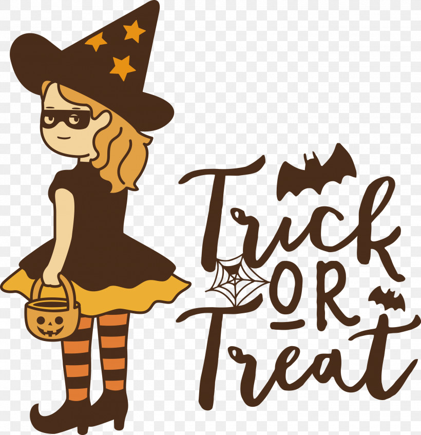 Trick Or Treat Trick-or-treating Halloween, PNG, 2903x3000px, Trick Or Treat, Biology, Cartoon, Character, Character Created By Download Free