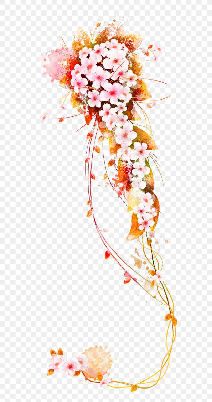 Flower Euclidean Vector, PNG, 658x1551px, Flower, Art, Branch, Color, Cut Flowers Download Free