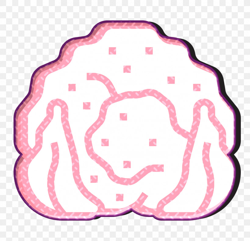 Food And Restaurant Icon Cauliflower Icon Fruit And Vegetable Icon, PNG, 1090x1052px, Food And Restaurant Icon, Cauliflower Icon, Fruit And Vegetable Icon, Pink Download Free