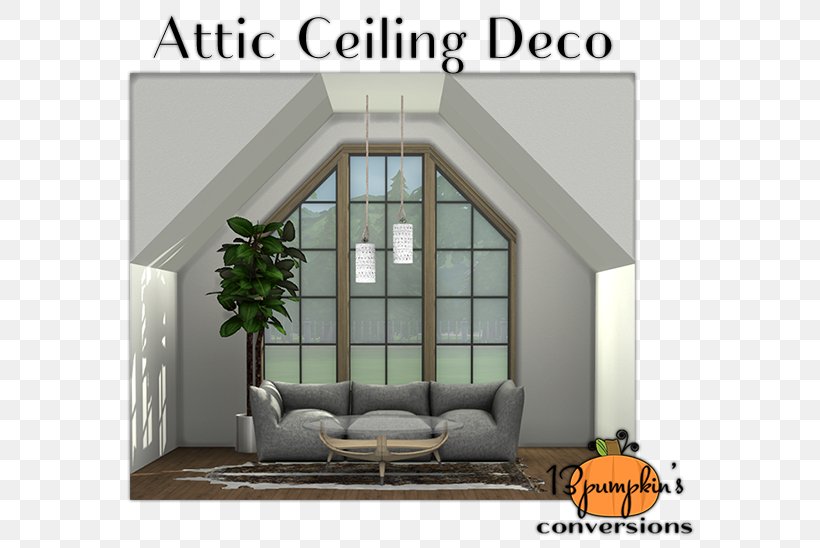 The Sims 4 The Sims 3 MySims Ceiling Window, PNG, 600x548px, Sims 4, Architecture, Attic, Building, Ceiling Download Free