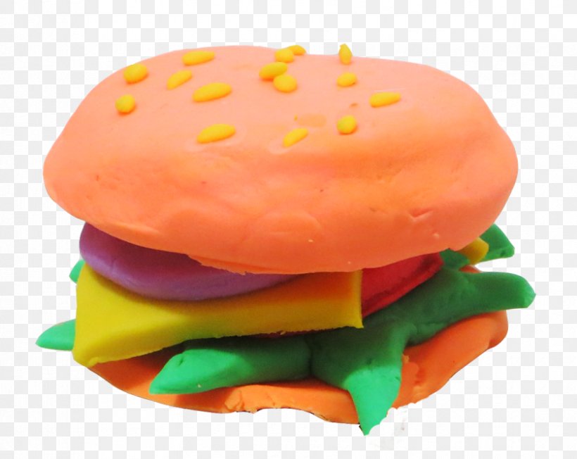 Hamburger Fast Food Play-Doh Cheeseburger Veggie Burger, PNG, 838x667px, Hamburger, Cheeseburger, Dough, Fast Food, Food Download Free