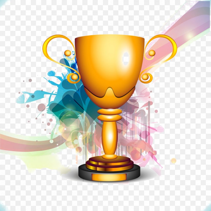 Paper Trophy Motif Illustration, PNG, 1000x1000px, Paper, Award, Creative Work, Cup, Drinkware Download Free