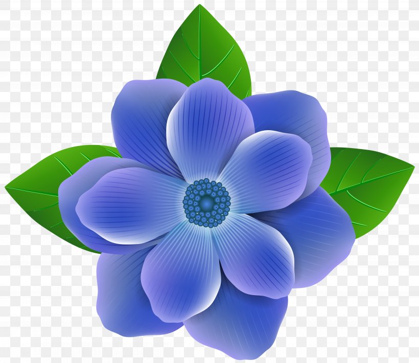 Blue Flower Clip Art, PNG, 5000x4341px, Flower, Blue, Blue Flower, Color, Navy Blue Download Free