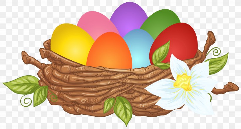 Easter Egg, PNG, 8000x4294px, Egg, Bird Nest, Easter, Easter Egg, Event Download Free