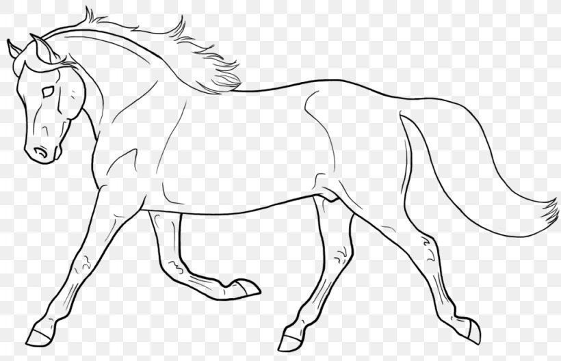 Line Art Mule Welsh Pony And Cob Drawing, PNG, 1024x660px, Line Art, Animal Figure, Art, Artwork, Black And White Download Free