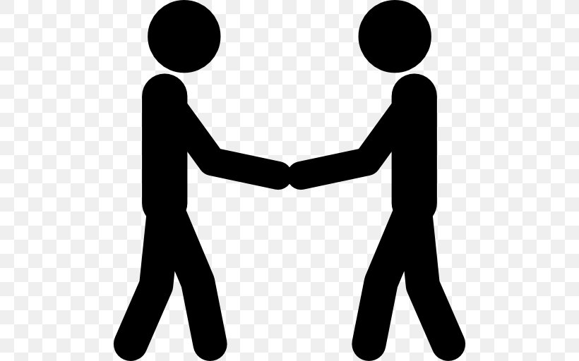 Stick Figure Handshake Clip Art, PNG, 512x512px, Stick Figure, Area, Art, Black And White, Cdr Download Free