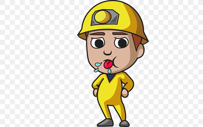 Idle Miner Tycoon Sticker Mining Clip Art, PNG, 512x512px, Idle Miner Tycoon, Art, Cartoon, Fiction, Fictional Character Download Free
