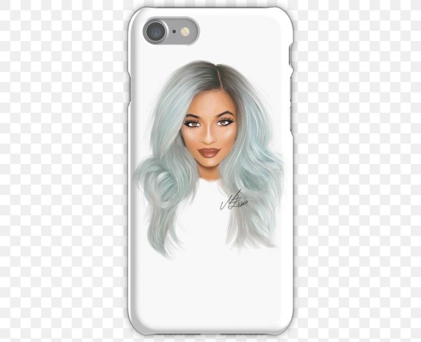 Kylie Jenner Apple IPhone 7 Plus Hair Coloring, PNG, 500x667px, Kylie Jenner, Apple Iphone 7 Plus, Blue Hair, Brown Hair, Color Download Free