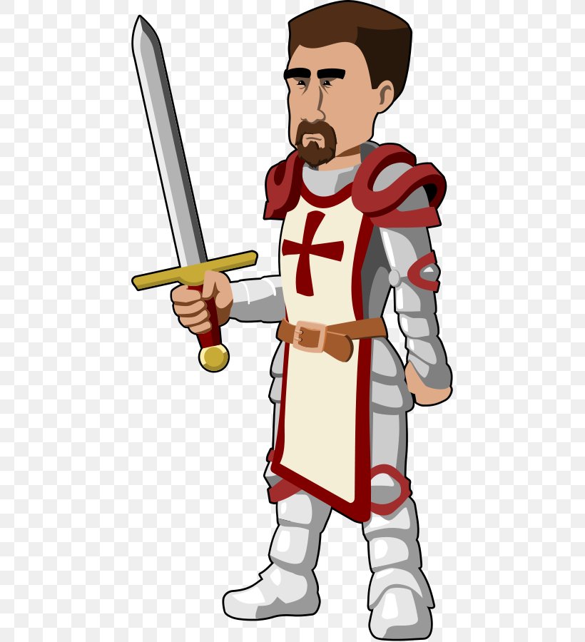 Middle Ages Lord Knight Clip Art, PNG, 452x900px, Middle Ages, Arm, Baseball Equipment, Can Stock Photo, Cartoon Download Free