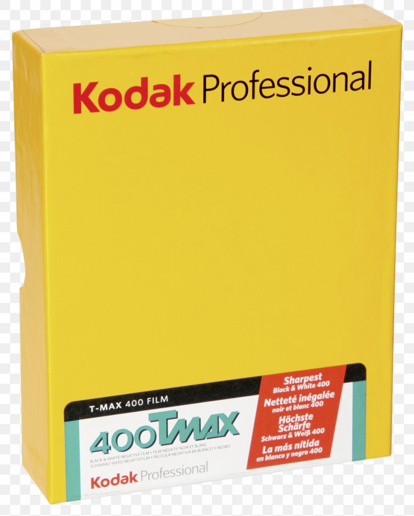 Photographic Film Kodak T-MAX Sheet Film Black And White, PNG, 962x1200px, 135 Film, Photographic Film, Black And White, Brand, Camera Download Free