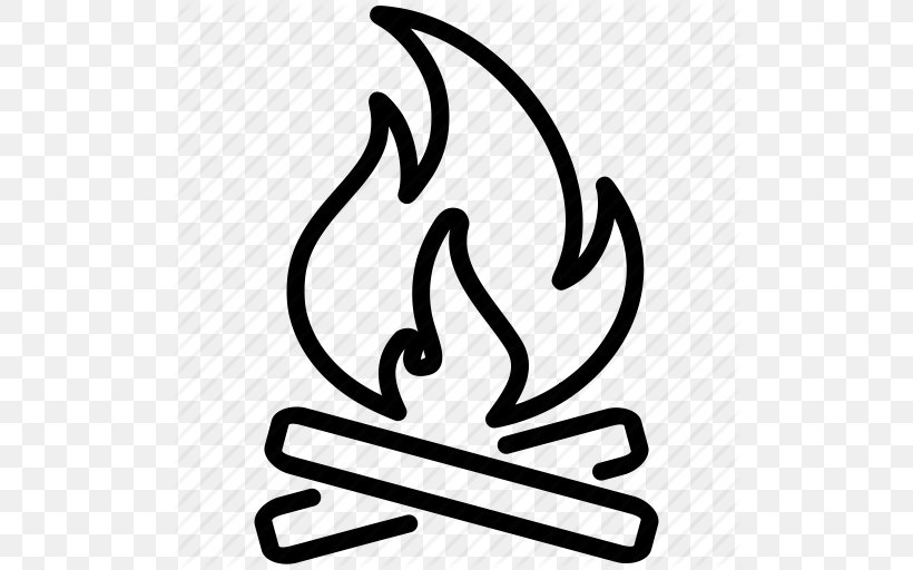 S'more Campfire Drawing Camping Clip Art, PNG, 512x512px, Campfire, Area, Black And White, Bonfire, Brand Download Free