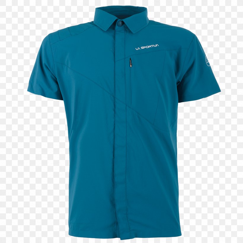 T-shirt Polo Shirt Collar Clothing, PNG, 1000x1000px, Tshirt, Active Shirt, Aqua, Azure, Blue Download Free