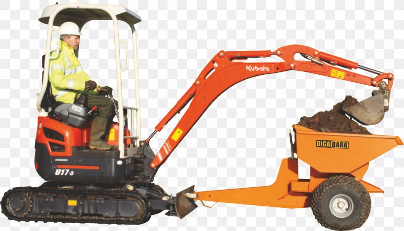 Heavy Machinery Excavator Dumper Bulldozer, PNG, 2634x1509px, Watercolor, Cartoon, Flower, Frame, Heart Download Free