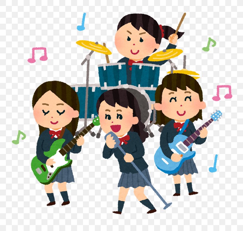 バンド Interpretació Musical All-female Band Vocal, PNG, 800x780px, Watercolor, Cartoon, Flower, Frame, Heart Download Free